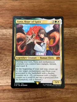 Final Fantasy Yuna, Hope of Spira non foil Magic MTG FIN250 - Image 1