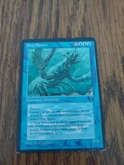 Magic the Gathering MTG Deep Spawn (17) Fallen Empires NM - Image 1