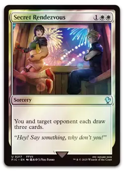 Secret Rendezvous (0217) #217 (Foil) (NM) Final Fantasy FIC Magic MTG - Image 1