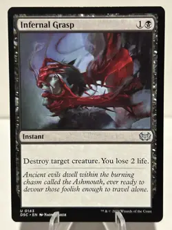 Infernal Grasp 143 U Commander: Duskmourn: House of Horror NM MTG - Image 1