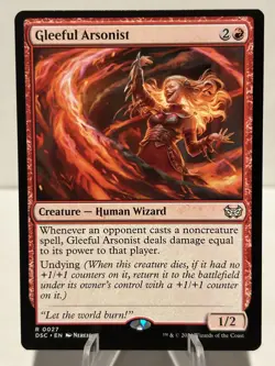 Gleeful Arsonist 27 R Commander: Duskmourn: House of Horror NM MTG - Image 1