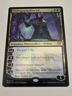 Professor Dellian Fel Secrets of Strixhaven Foil - Image 1
