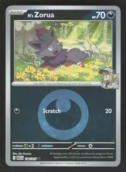 N's Zorua 136/217 Energy Symbol Pokemon TCG Ascended Heroes NM - Image 1