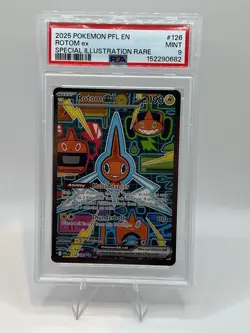 Pokemon Rotom ex 126/094 Phantasmal Flames SIR Holo EN PSA 9 2025 - Image 1