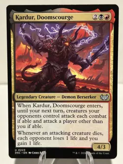 Kardur, Doomscourge 223 U Commander: Duskmourn: House of Horror NM MTG - Image 1