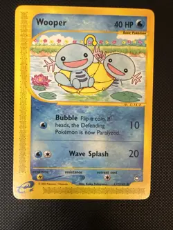 Wooper 117/147 Aquapolis Regular Pokemon Near Mint S608 - Image 1