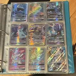 Nintendo Pokemon TCG GX VMAX Holo Card Lot Wishiwashi Sylveon Calyrex Metagross - Image 1
