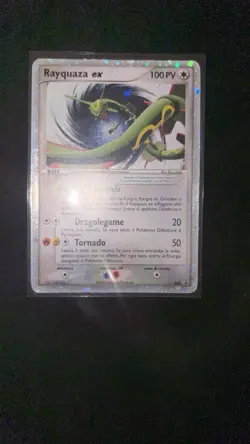 Pokemon Promo Card Rayquaza EX 039 Wizards Black Star Promos Holo LP - Image 2