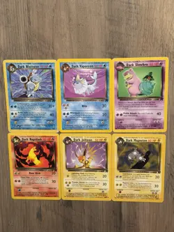 Pokemon TCG 6 Card Dark Lot #4 - All Cards In Photos Included - Image 1