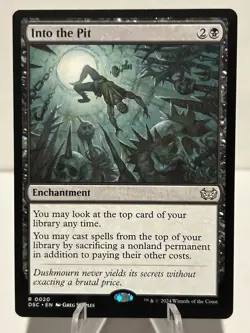 Into the Pit 20 R Commander: Duskmourn: House of Horror NM MTG - Image 1