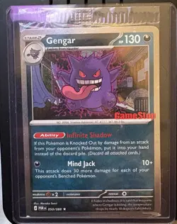 Sealed Pokemon Gengar GameStop Promo Card 050/088 Exclusive Stamped. 1 swirl - Image 1