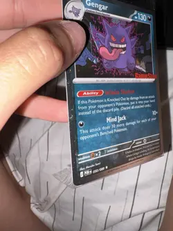 Sealed Pokemon Gengar GameStop Promo Card 050/088 Exclusive Stamped. 1 swirl - Image 2