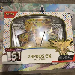 Zapdos ex Collection Box - NEW/Factory Sealed - S&V: 151 - Pokemon TCG - Image 1