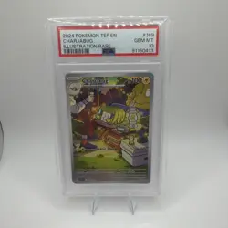 CHARJABUG #169 PSA 10 2024 POKEMON TEF EN-TEMPORAL FORCES ILLUSTRATION RARE - Image 1