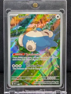 Snorlax SVP 051 Promo Pokemon 151 Holo Black Star Promo NM - Image 1