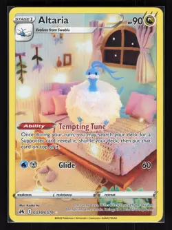 Altaria Holo Ultra Rare Pokemon Crown Zenith: Galarian Gallery GG19/GG70 NM - Image 1