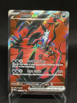 Yveltal ex 105/088 Full Art Ultra Rare - Me03: Perfect Order - Pokemon TCG NM - Image 1