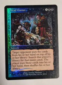 Head Games FOIL Onslaught Near Mint NM MAGIC THE GATHERING MTG - Image 2