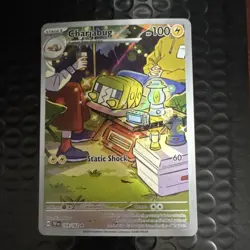 Pokemon Charjabug SV05 Illustration Rare Holo 169/162 HP100 Static Shock - Image 1