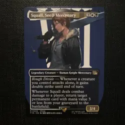 MTG English Squall, SeeD Mercenary (Borderless) NM Normal - Image 1