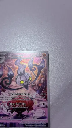 Chandelure 103/086 NM – Illustration Rare – 2025 TCG Pokemon White Flare - Image 3