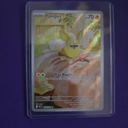 Yamper 099/094 - Phantasmal Flames - Illustration Rare - NM - Pokemon TCG - Image 1