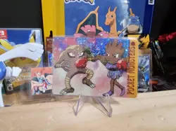 1999 Vintage Pocket Monsters Vending Prism - Hitmonchan VS Hitmonlee #36 - Image 5