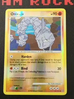 Onix 69/100 Stormfront Reverse Holographic Pokemon TCG - Image 1