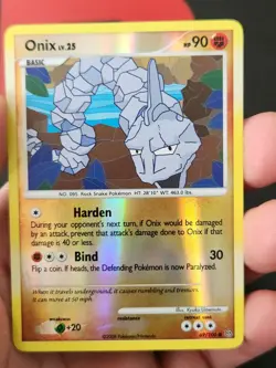 Onix 69/100 Stormfront Reverse Holographic Pokemon TCG - Image 3