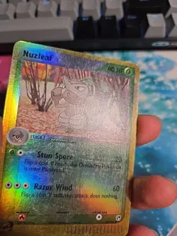 Nuzleaf (Reverse Holo) 49/100 EX Sandstorm (MP) Pokemon TCG - Image 4