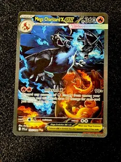 Mega Charizard X EX SIR 125/094 Phantasmal Flames English Pokemon TCG - Image 1