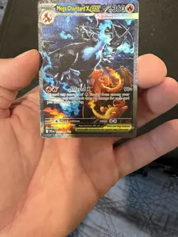 Mega Charizard X EX SIR 125/094 Phantasmal Flames English Pokemon TCG - Image 3