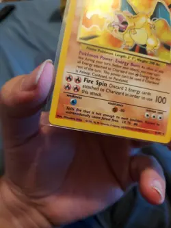 Wizards of the Coast Pokemon TCG Base Set Charizard 4/102 Holo Rare 120 HP 1999 - Image 5