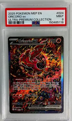 Oricorio ex 024 ME: Mega Evolution Promo NM Pokemon 2025 - Image 1