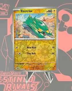 Electrike 075/182 Sv10: Destined Rivals Reverse Holo Pokemon TCG NM - Image 1
