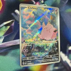 Lillie's Clefairy ex Special Illustration Rare Holo Sv09 184/159 Pokemon - Image 2