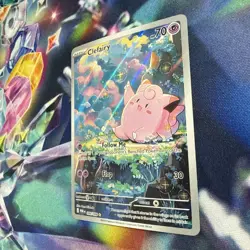 Lillie's Clefairy ex Special Illustration Rare Holo Sv09 184/159 Pokemon - Image 3