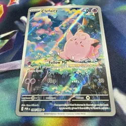 Lillie's Clefairy ex Special Illustration Rare Holo Sv09 184/159 Pokemon - Image 4