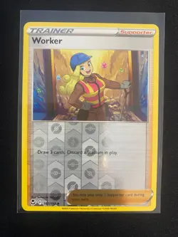 Pokemon TCG - Silver Tempest - 167/195 - Worker Reverse Holo - Image 1