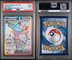 ESPEON EX POKEMON SVP175 2025 SVP PROMOS PRE PREMIUM FIGURE COLL ENGLISH PSA 9 - Image 3