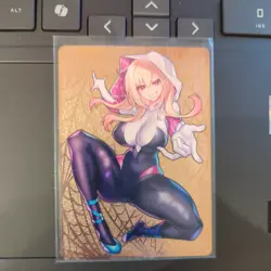 spider gwen metal card field center Yugioh MTG Pokemon Token#20/100 Mkohl games - Image 1