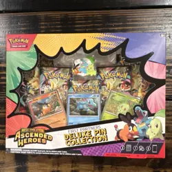Pokemon TCG Mega Evolution-Ascended Heroes deluxe pin collection SEALED - Image 1