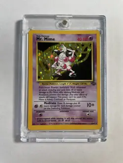 1999 Pokemon Jungle 6/64 Mr. Mime Holo - Image 1