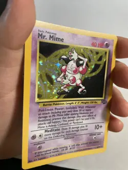 1999 Pokemon Jungle 6/64 Mr. Mime Holo - Image 3