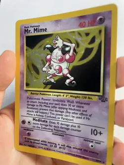 1999 Pokemon Jungle 6/64 Mr. Mime Holo - Image 4