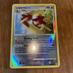 Pokemon Lopunny 30/130 Reverse Holo Diamond and Pearl Rare - Image 1