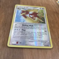 Pokemon Lopunny 30/130 Reverse Holo Diamond and Pearl Rare - Image 2