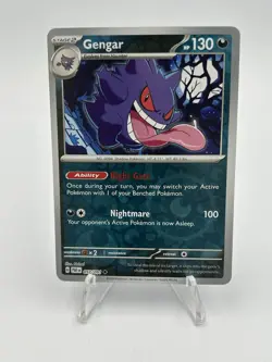 Gengar Reverse Holo Uncommon SV: Paldean Fates 057/091 Pokemon - Image 1