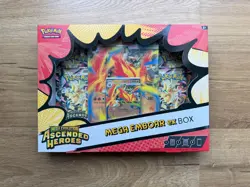 Pokemon TCG: Mega Evolution Ascended Heroes Mega Emboar ex Box Factory-Sealed - Image 1