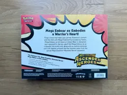 Pokemon TCG: Mega Evolution Ascended Heroes Mega Emboar ex Box Factory-Sealed - Image 2